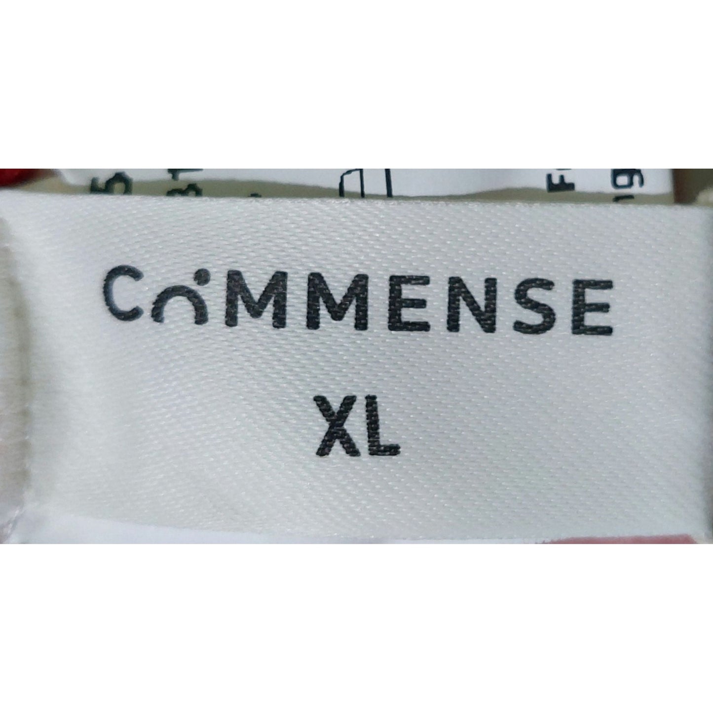 Commense Women's Red Ribbed Wrap Sweater Size XL
