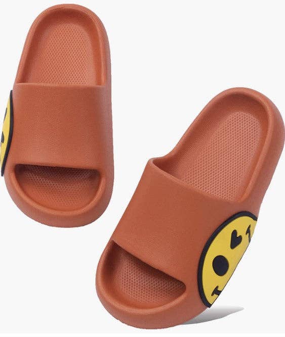 NON SLIP EVA COMFY HAPPY CLOUD SLIDES SLIPPERS