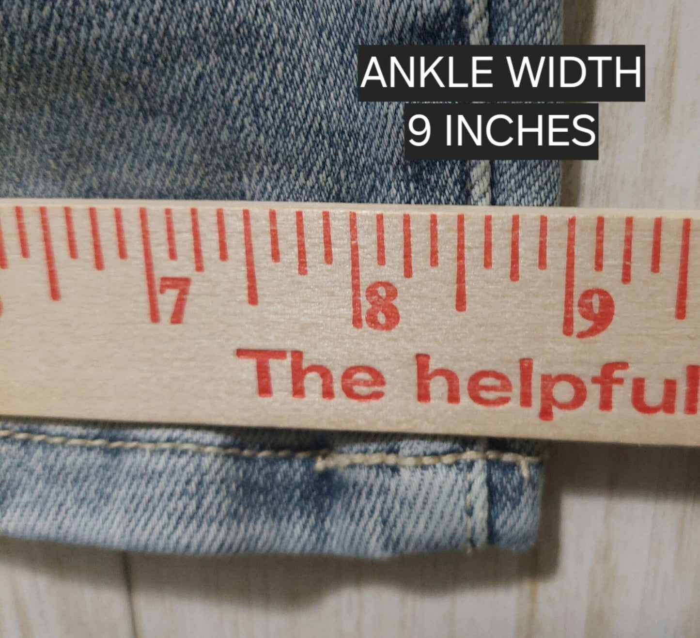 Judy Blue Womens Wide Leg Button-Fly Light Wash Denim Jeans Size 5/27