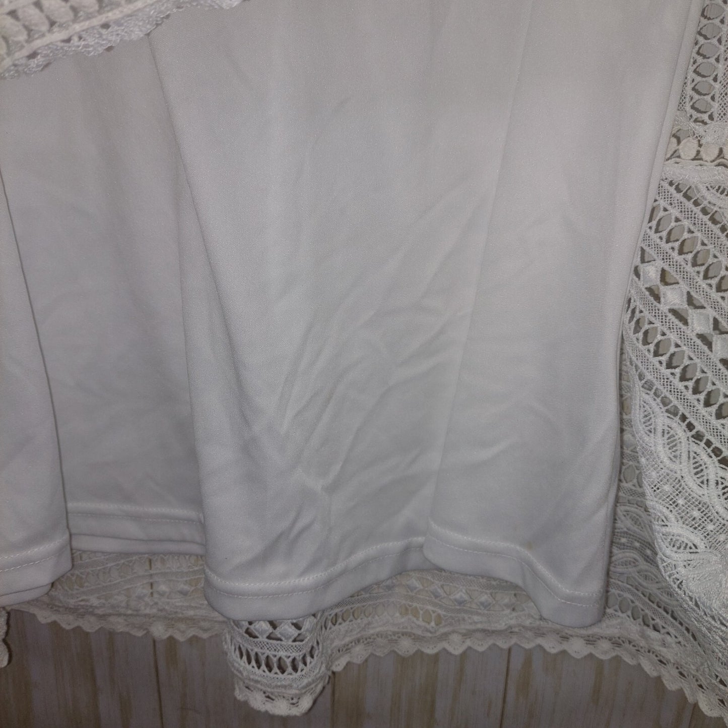 Doe & Rae Women’s Sheath~Size Small~ Sleeveless~Lace Overlay~Drop Waist~Lined