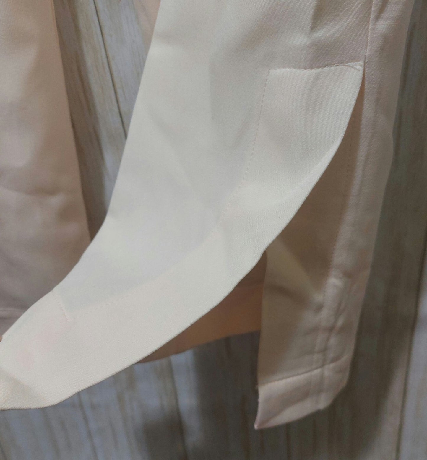 NWT Commense Womens Cream Slit Ankle Pants Size Small~Soft Material~Dressy
