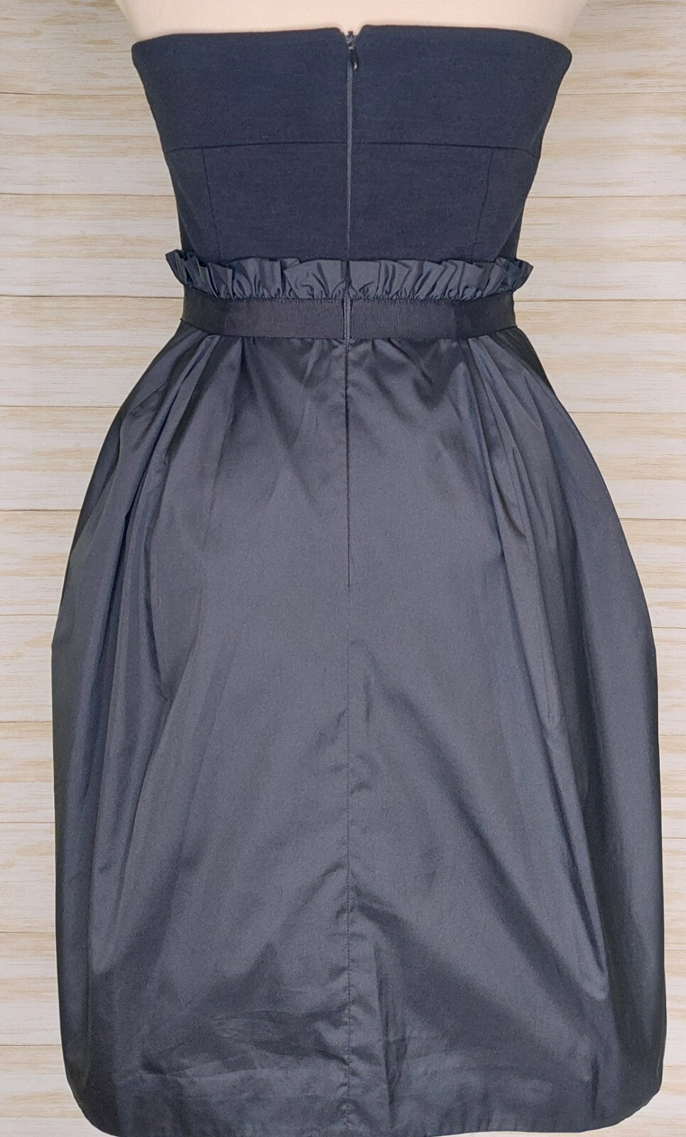 BCBG MAXAZRIA Women's Dress Black Size Small Cocktail Strapless Elegant Chic