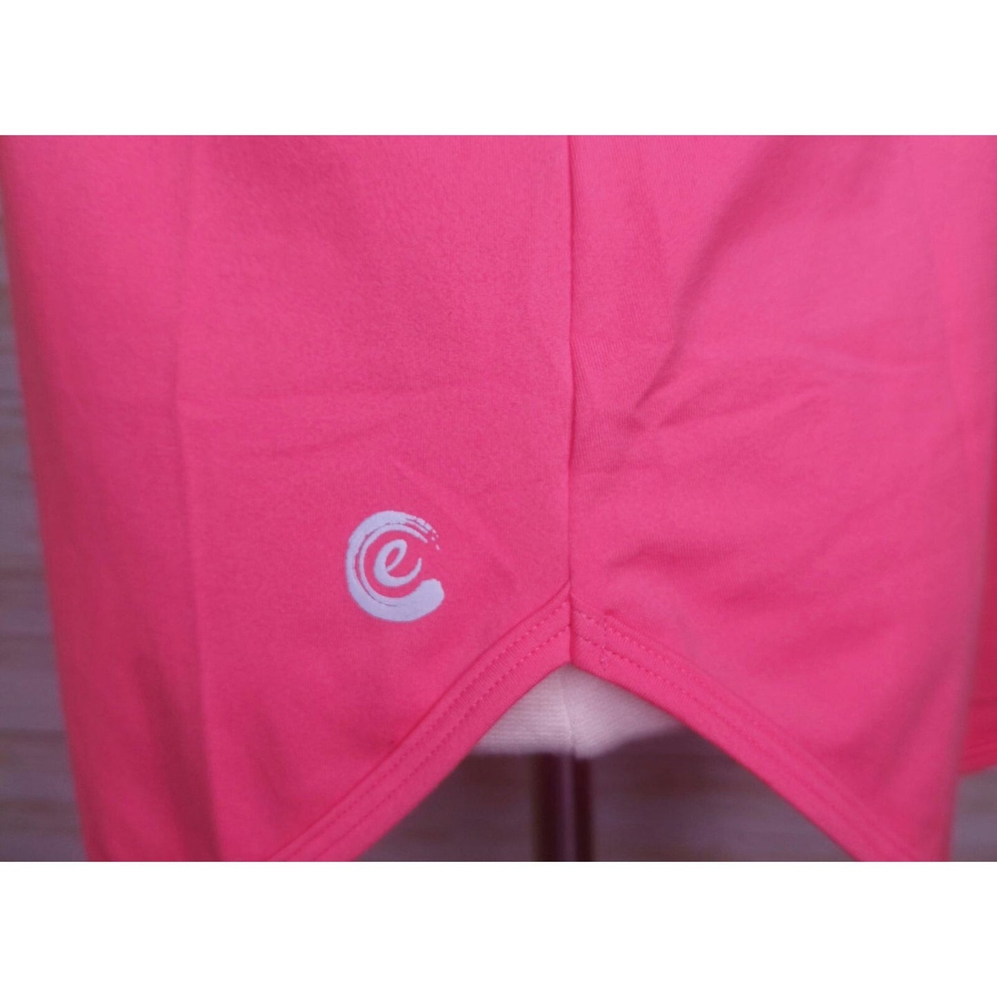 Calme By Johnny Was Womens Effect Draped Racer Back Tank Coral Pink Size Small