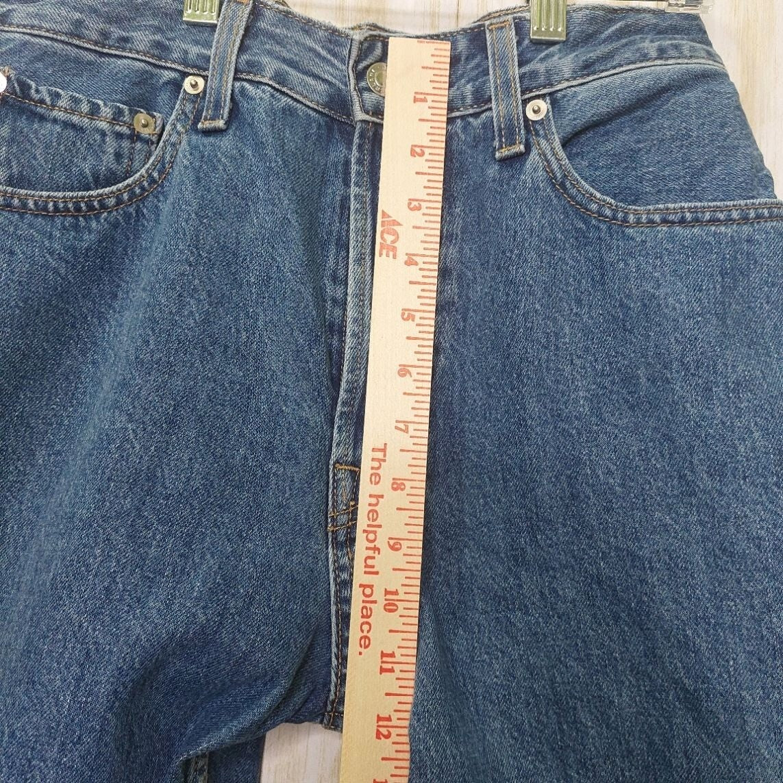 Everlane The Curvy 90s Cheeky Straight Jean High-Rise Organic Cotton 30 Ankle