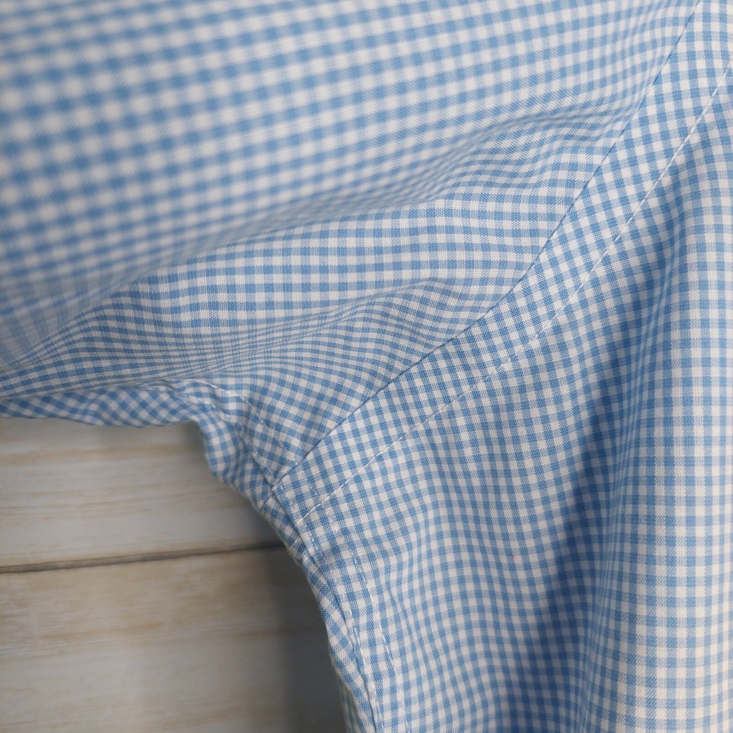 Lauren Ralph Lauren Button Down Shirt Mens Size Large Blue Gingham Workwear