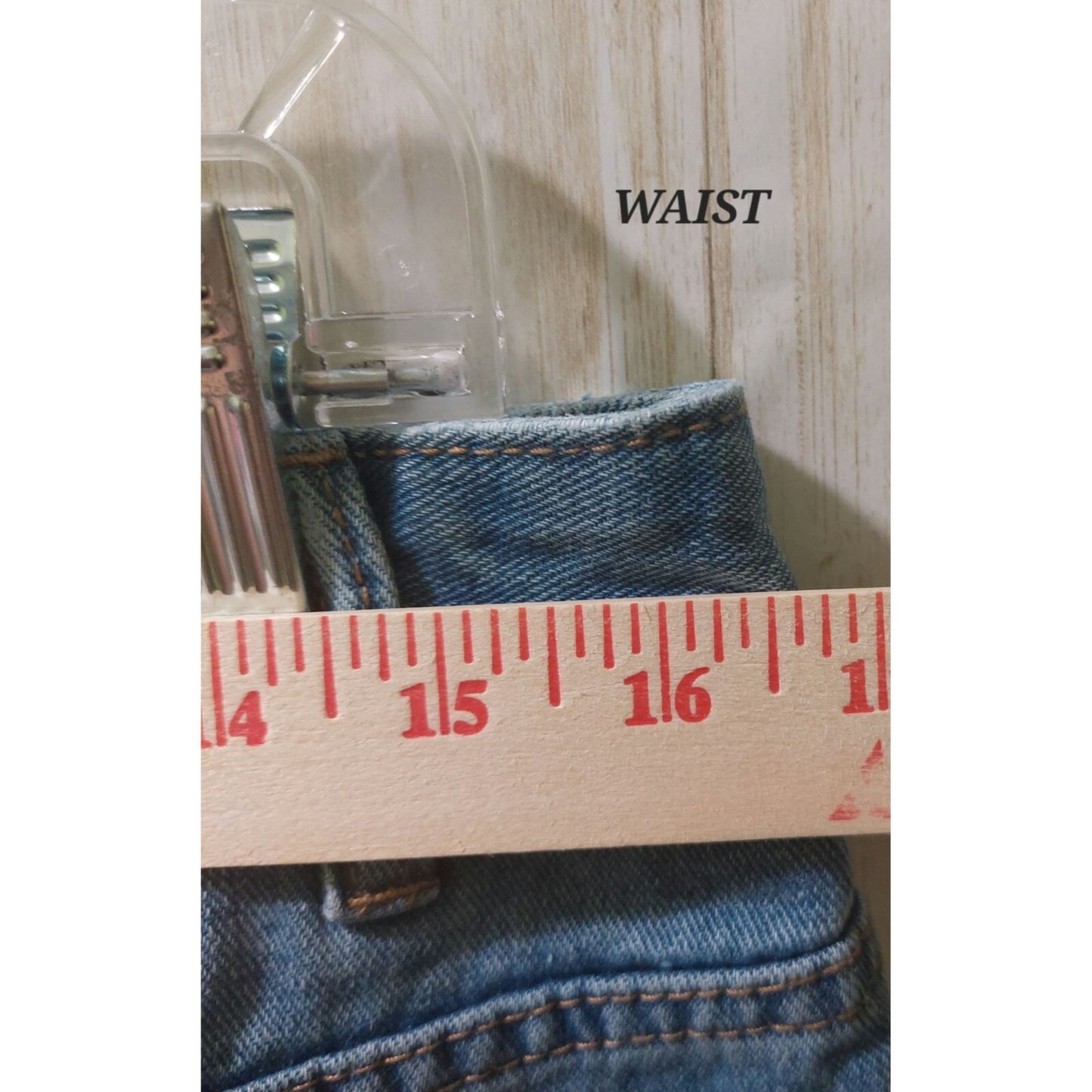 Commense Women's Vintage Denim High-Waisted Wide-Leg Jeans Size XL 33" Waist