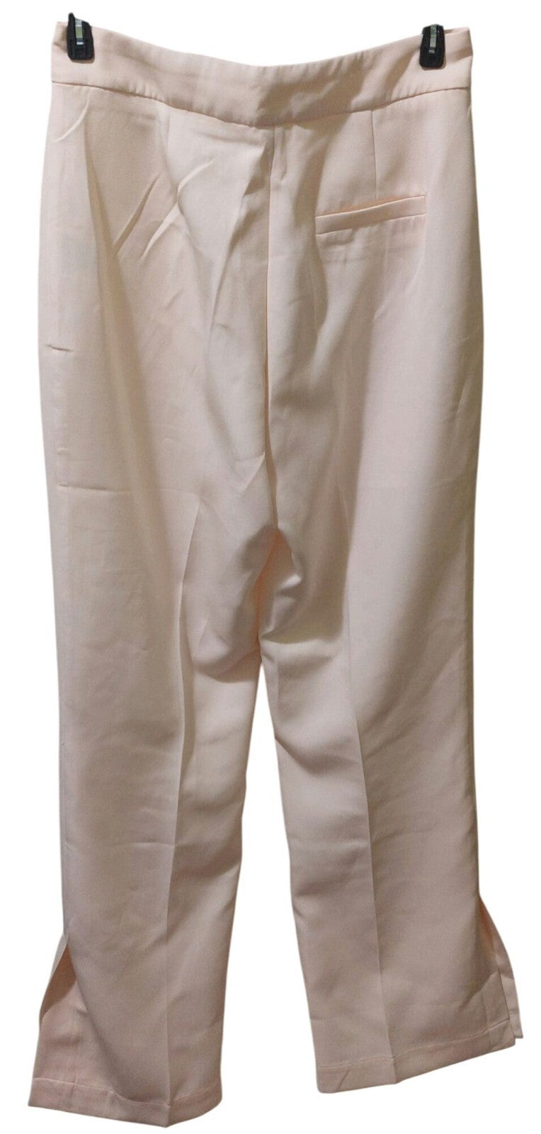 NWT Commense Womens Cream Slit Ankle Pants Size Small~Soft Material~Dressy
