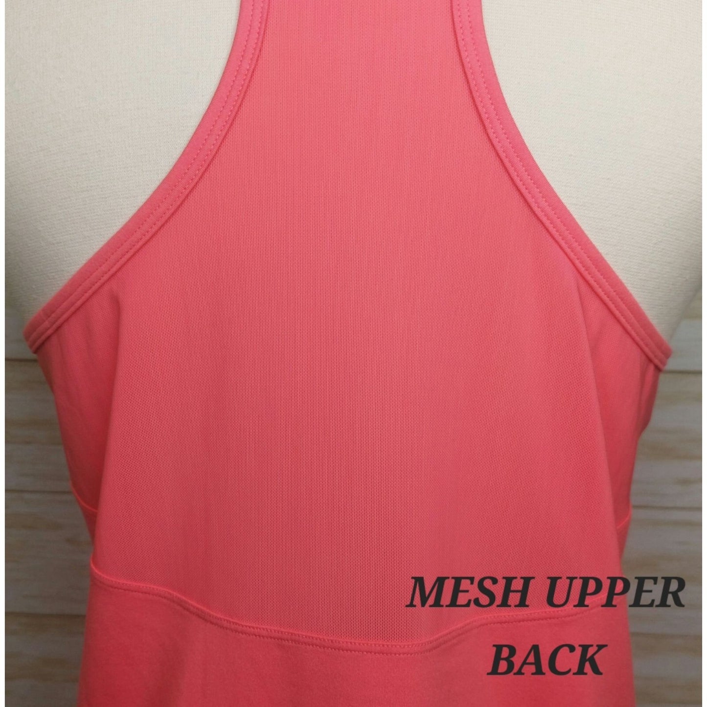 Calme By Johnny Was Womens Effect Draped Racer Back Tank Coral Pink Size Small