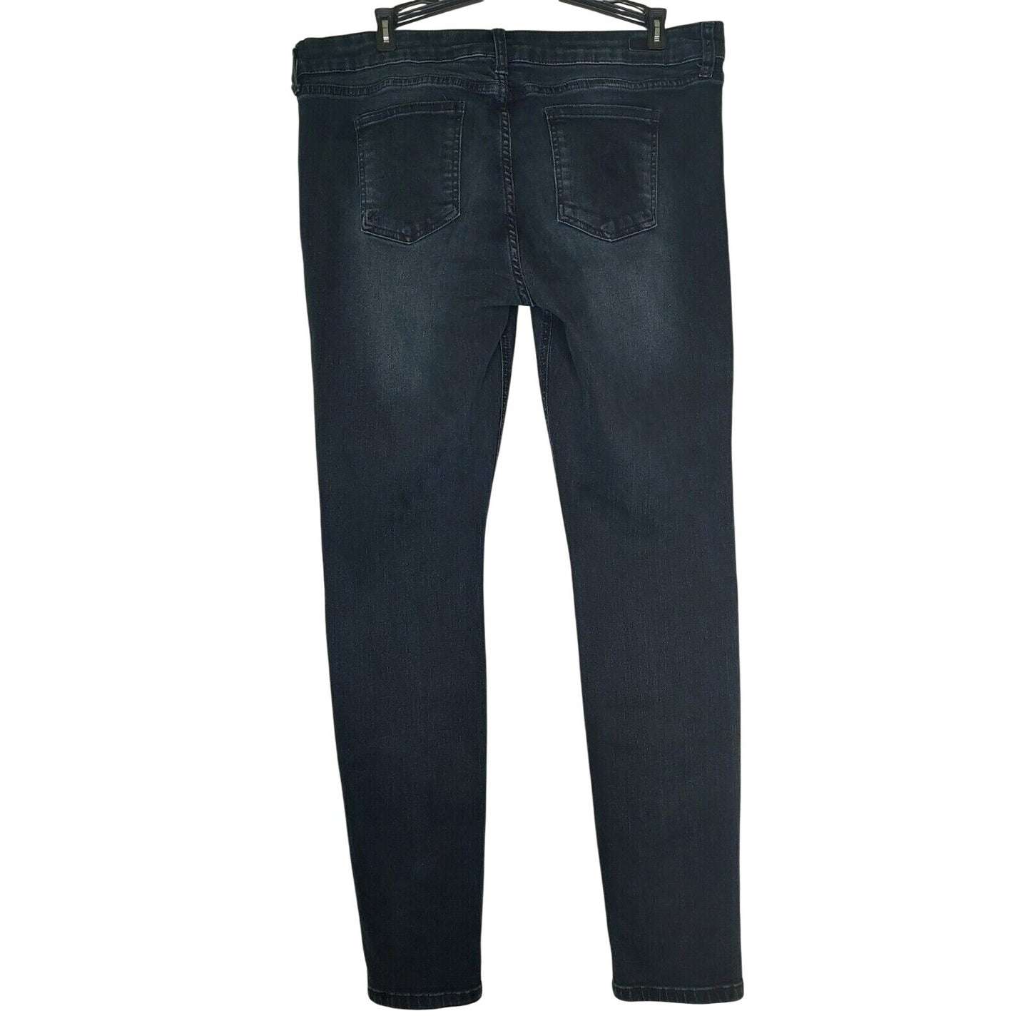 KUT From the Kloth Jeans Womens Size 12 Skinny Ankle Mid Rise Stretch Dark Denim