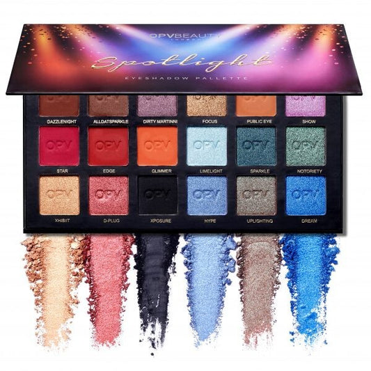 OPV BEAUTY SPOTLIGHT Eyeshadow Palette Full Size 18 Shades Sealed  NIB